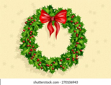 Holly Wreath 