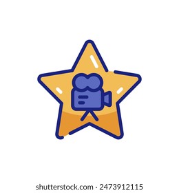 Hollywood of America Vector Icon