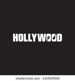 Hollywood cafe and restaurant logo design