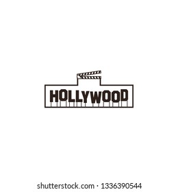 Hollywood Creative Logo Design Vector Stock Vector (Royalty Free ...