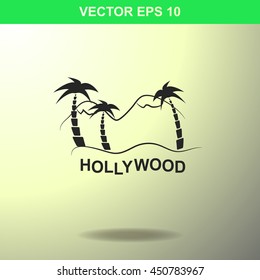 Hollywood icon. Illustration for business.