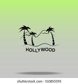 Hollywood vector icon