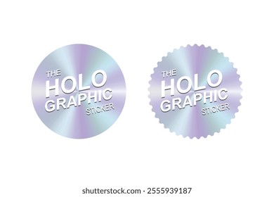 Holo graphic Sticker vector format