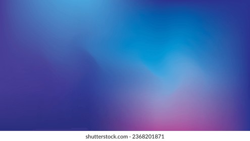 Holo Lights. Vector colorful on Blue Hologram Dreamy Background. Rainbow Iridescent Gradient. Minimalist Holographic Fluid Wallpaper. Neon Opalescent Banner. Modern Tech Music Design.