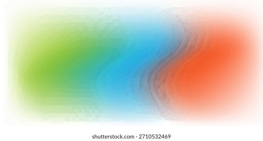 Luces Holo. Vector colorido sobre fondo de ensueño de holograma azul. Gradiente iridiscente del arco iris. Fondo de pantalla de fluido holográfico minimalista.aModern 