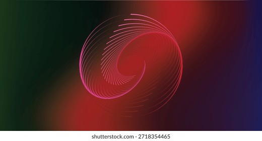Luces Holo. Fondo de ensueño de holograma rojo púrpura de Vector. Gradiente iridiscente del arco iris. Fondo de pantalla de fluido holográfico minimalista. Anuncio opalescente de neón. Diseño de Música Moderna.

