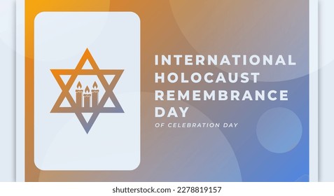 Holocaust Remembrance Day Celebration Vector Design Illustration for Background, Poster, Banner, Advertising, Greeting Card