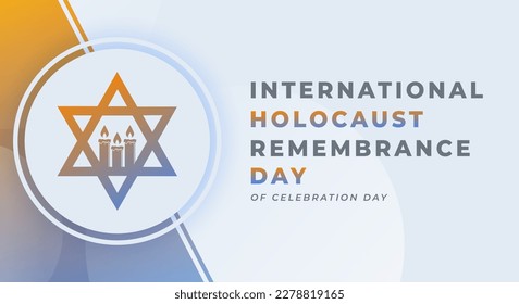 Holocaust Remembrance Day Celebration Vector Design Illustration for Background, Poster, Banner, Advertising, Greeting Card
