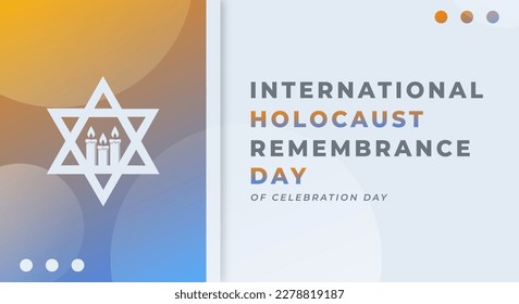 Holocaust Remembrance Day Celebration Vector Design Illustration for Background, Poster, Banner, Advertising, Greeting Card