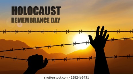 Holocaust Remembrance Day. EPS10 vector