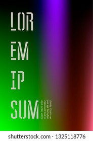 Hologram abstract background. Bright gradient mesh backdrop with hologram. 90s, 80s retro style. Pearlescent graphic template for banner, flyer, cover design, mobile interface, web app. 