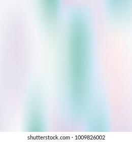 Hologram abstract background. Colorful Gradient backdrop with hologram. 90s, 80s retro style. Pearlescent graphic template for brochure, flyer, poster design, wallpaper, mobile screen.