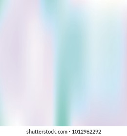 Hologram abstract background. Colorful Gradient backdrop with hologram. 90s, 80s retro style. Pearlescent graphic template for brochure, flyer, poster design, wallpaper, mobile screen.