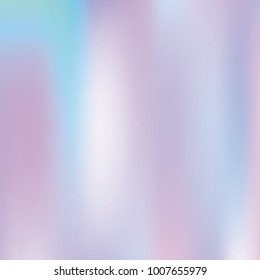 Hologram abstract background. Futuristic Gradient backdrop with hologram. 90s, 80s retro style. Iridescent graphic template for banner, flyer, cover design, mobile interface, web app.