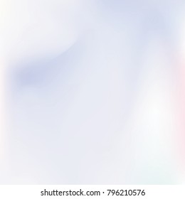 Hologram abstract background. Futuristic Gradient backdrop with hologram. 90s, 80s retro style. Pearlescent graphic template for banner, flyer, cover design, mobile interface, web app.