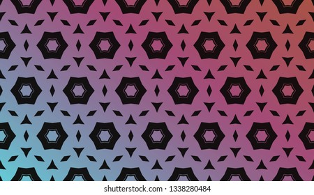 Hologram abstract background. for holiday decoration, holiday packaging Vector pattern