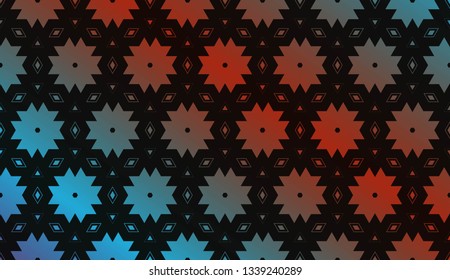 Hologram abstract background. for holiday decoration, holiday packaging Vector pattern