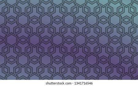 Hologram abstract background. for holiday decoration, holiday packaging Vector pattern