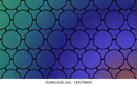 Hologram abstract background. for holiday decoration, holiday packaging Vector pattern