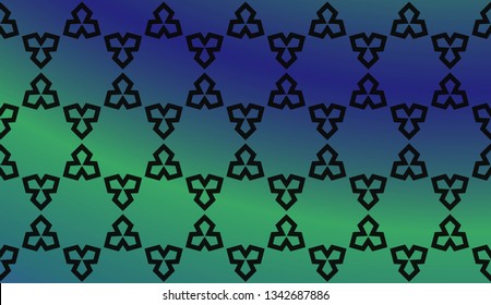 Hologram abstract background. for holiday decoration, holiday packaging Vector pattern