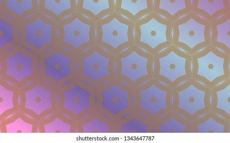 Hologram abstract background. for holiday decoration, holiday packaging Vector pattern