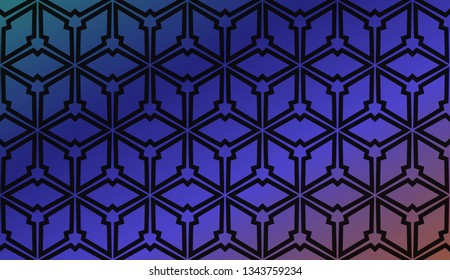 Hologram abstract background. for holiday decoration, holiday packaging Vector pattern
