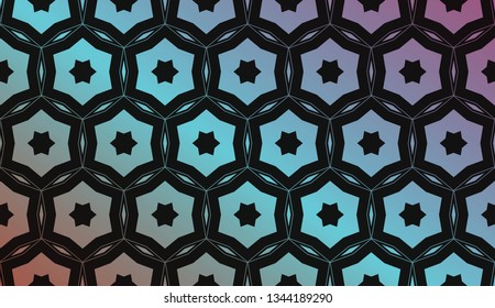 Hologram abstract background. for holiday decoration, holiday packaging Vector pattern