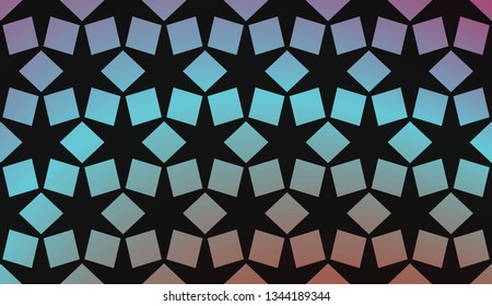 Hologram abstract background. for holiday decoration, holiday packaging Vector pattern