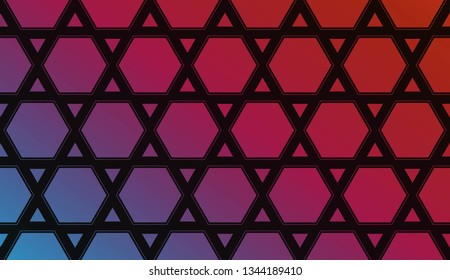 Hologram abstract background. for holiday decoration, holiday packaging Vector pattern