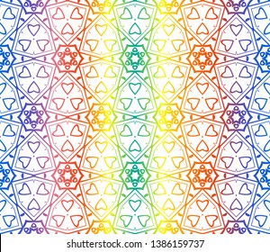 Hologram abstract background. for holiday decoration, holiday packaging Vector seamless pattern
