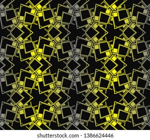 Hologram abstract background. for holiday decoration, holiday packaging Vector seamless pattern