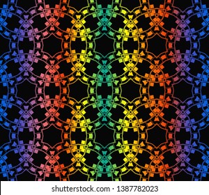 Hologram abstract background. for holiday decoration, holiday packaging Vector seamless pattern
