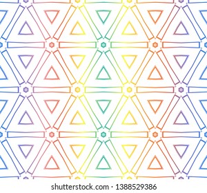 Hologram abstract background. for holiday decoration, holiday packaging Vector seamless pattern