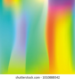 Hologram abstract background. Liquid Gradient backdrop with hologram. 90s, 80s retro style. Pearlescent graphic template for brochure, flyer, poster design, wallpaper, mobile screen.
