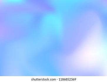 Hologram abstract background. Liquid gradient mesh backdrop with hologram. 90s, 80s retro style. Iridescent graphic template for banner, flyer, cover design, mobile interface, web app.