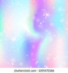 Unicorn Background Rainbow Mesh Liquid Universe Stock Vector (Royalty ...