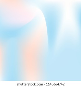 Hologram abstract background. Multicolor gradient mesh backdrop with hologram. 90s, 80s retro style. Pearlescent graphic template for brochure, flyer, poster design, wallpaper, mobile screen.
