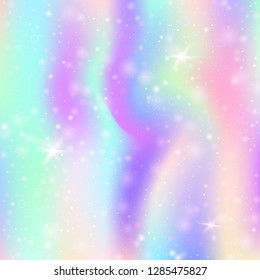 Unicorn Background Rainbow Mesh Liquid Universe Stock Vector (Royalty ...