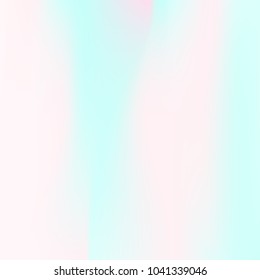 Hologram abstract background. Plastic gradient mesh backdrop with hologram. 90s, 80s retro style. Iridescent graphic template for brochure, flyer, poster design, wallpaper, mobile screen.