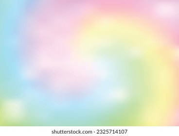 Hologram Abstract Background Plastic Gradient Mesh Stock Vector. Rainbow pastel blurred background.