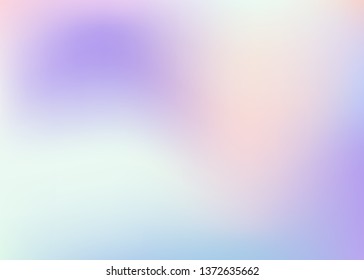 Hologram abstract background. Rainbow gradient mesh backdrop with hologram. 90s, 80s retro style. Pearlescent graphic template for banner, flyer, cover design, mobile interface, web app.