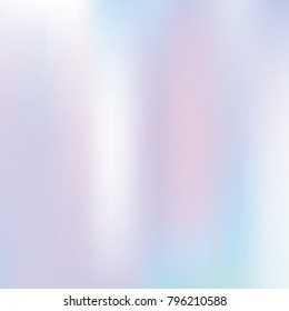 Hologram abstract background. Stylish Gradient backdrop with hologram. 90s, 80s retro style. Iridescent graphic template for brochure, flyer, poster design, wallpaper, mobile screen.