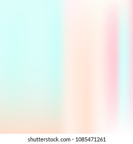 Hologram abstract background. Trendy gradient mesh backdrop with hologram. 90s, 80s retro style. Iridescent graphic template for banner, flyer, cover design, mobile interface, web app.