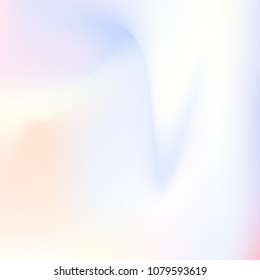 Hologram abstract background. Vibrant gradient mesh backdrop with hologram. 90s, 80s retro style. Iridescent graphic template for brochure, flyer, poster design, wallpaper, mobile screen.