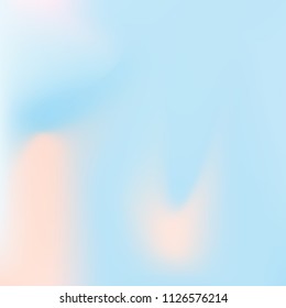 Hologram abstract background. Vibrant gradient mesh backdrop with hologram. 90s, 80s retro style. Pearlescent graphic template for banner, flyer, cover design, mobile interface, web app.