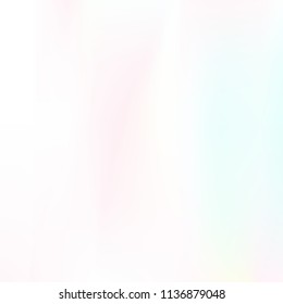 Hologram abstract background. Vibrant gradient mesh backdrop with hologram. 90s, 80s retro style. Iridescent graphic template for brochure, flyer, poster design, wallpaper, mobile screen.