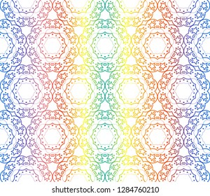 Hologram abstract background.Vector seamless pattern