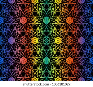 Hologram abstract background.Vector seamless pattern