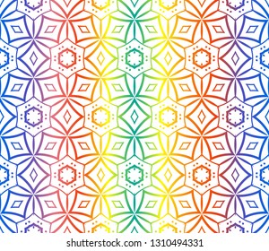 Hologram abstract background.Vector seamless pattern