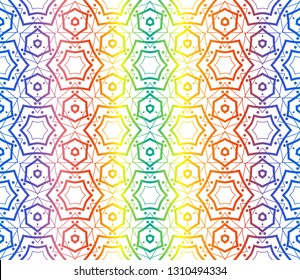 Hologram abstract background.Vector seamless pattern
